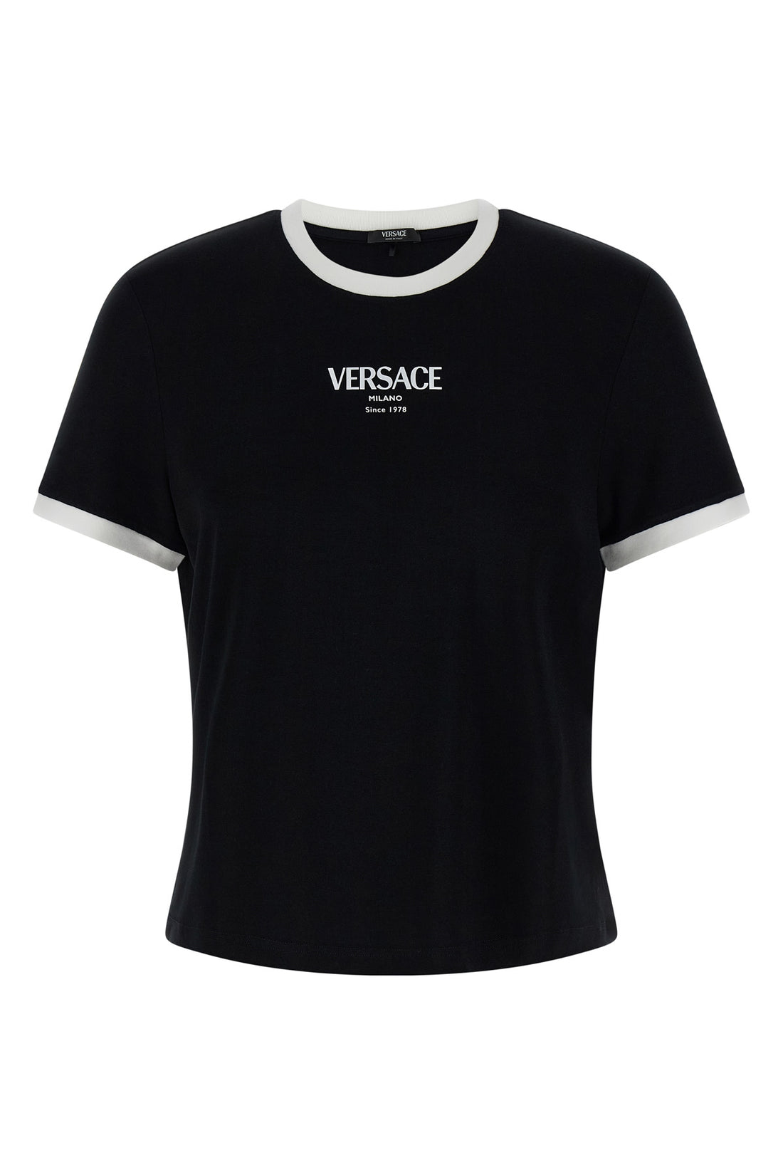 VERSACE 38 t-shirt in stretch fabric