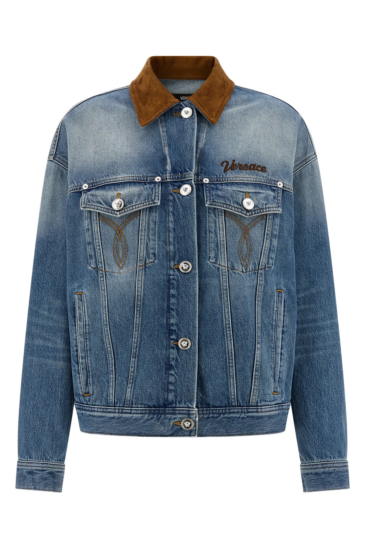 trucker cotton denim jacket