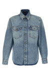 stonewashed cotton denim shirt