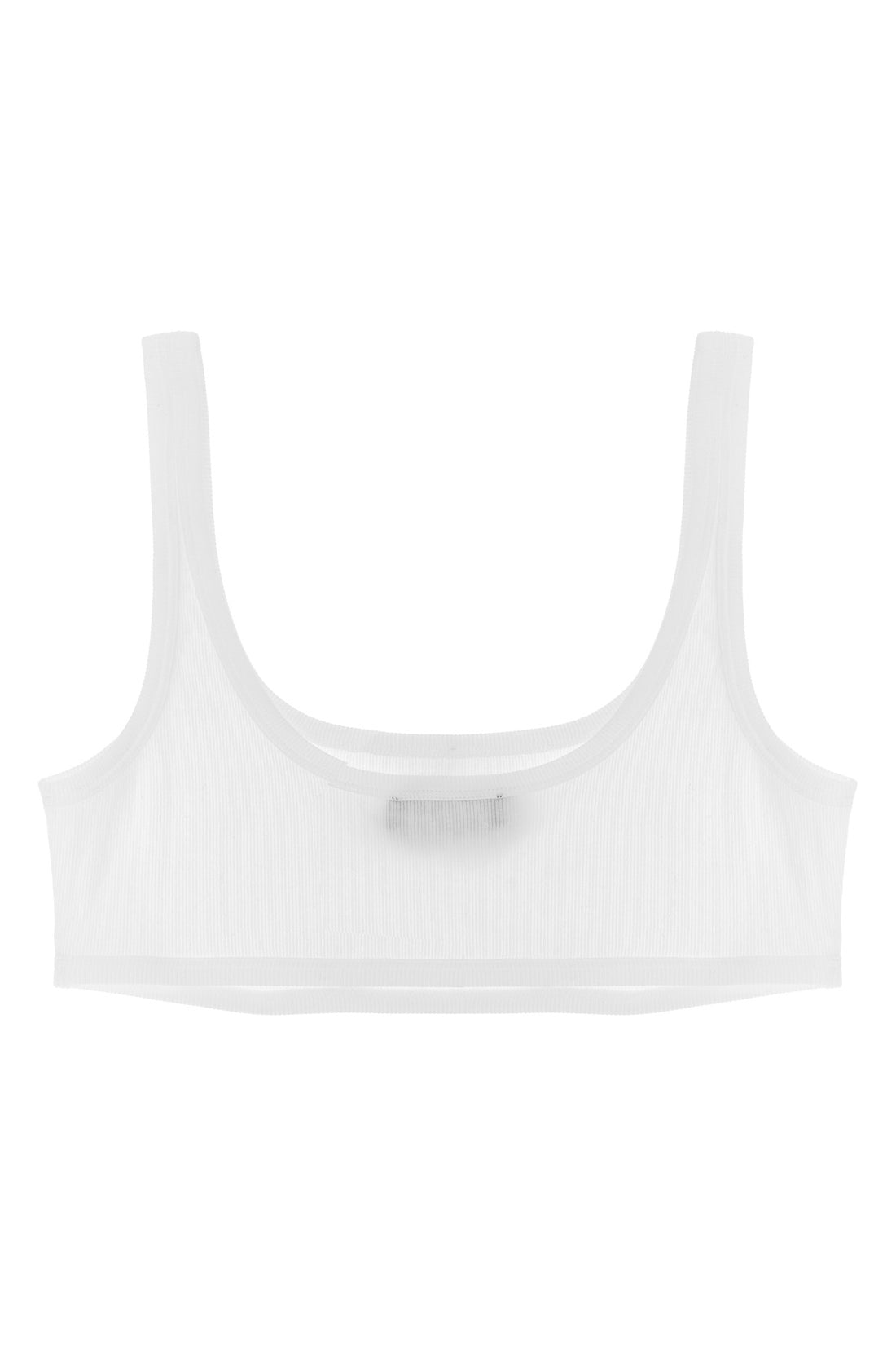 VERSACE 1 ribbed cotton bra