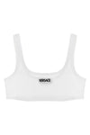 ribbed cotton bra