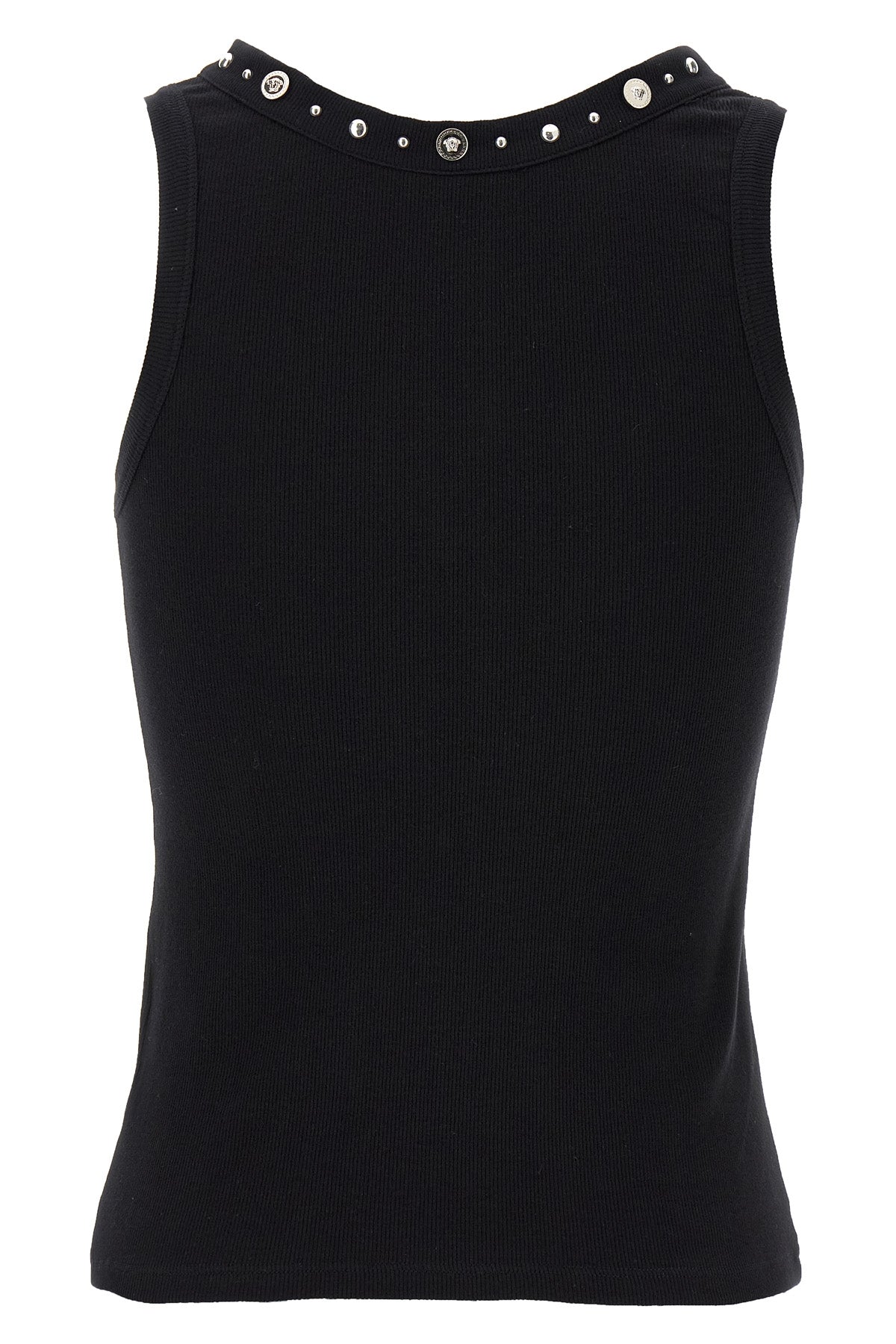ribbed stretch cotton tank top