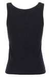 ribbed stretch cotton tank top
