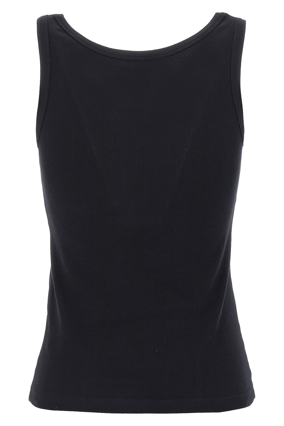 ribbed stretch cotton tank top