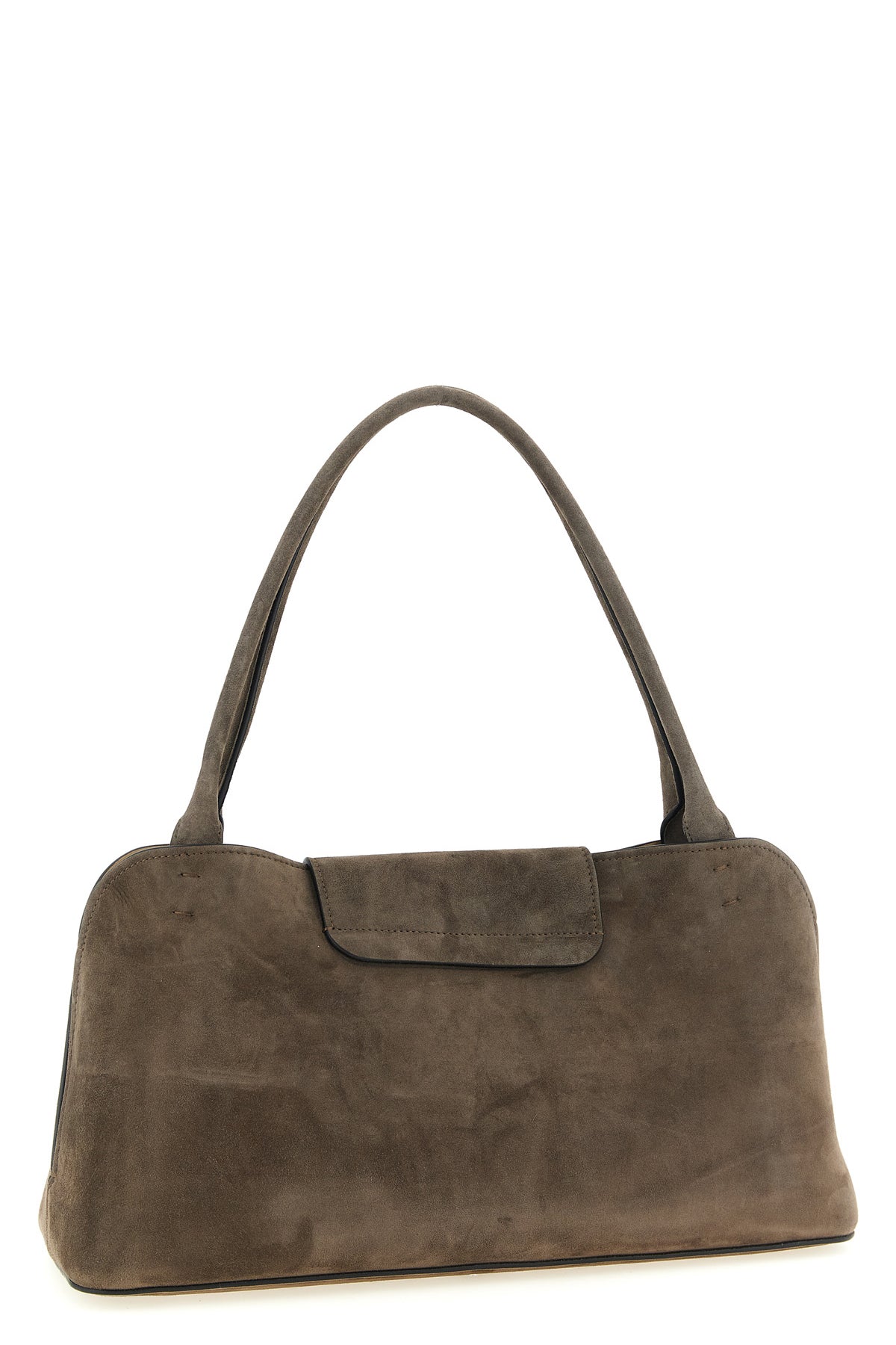 vivian medium shoulder bag in suede