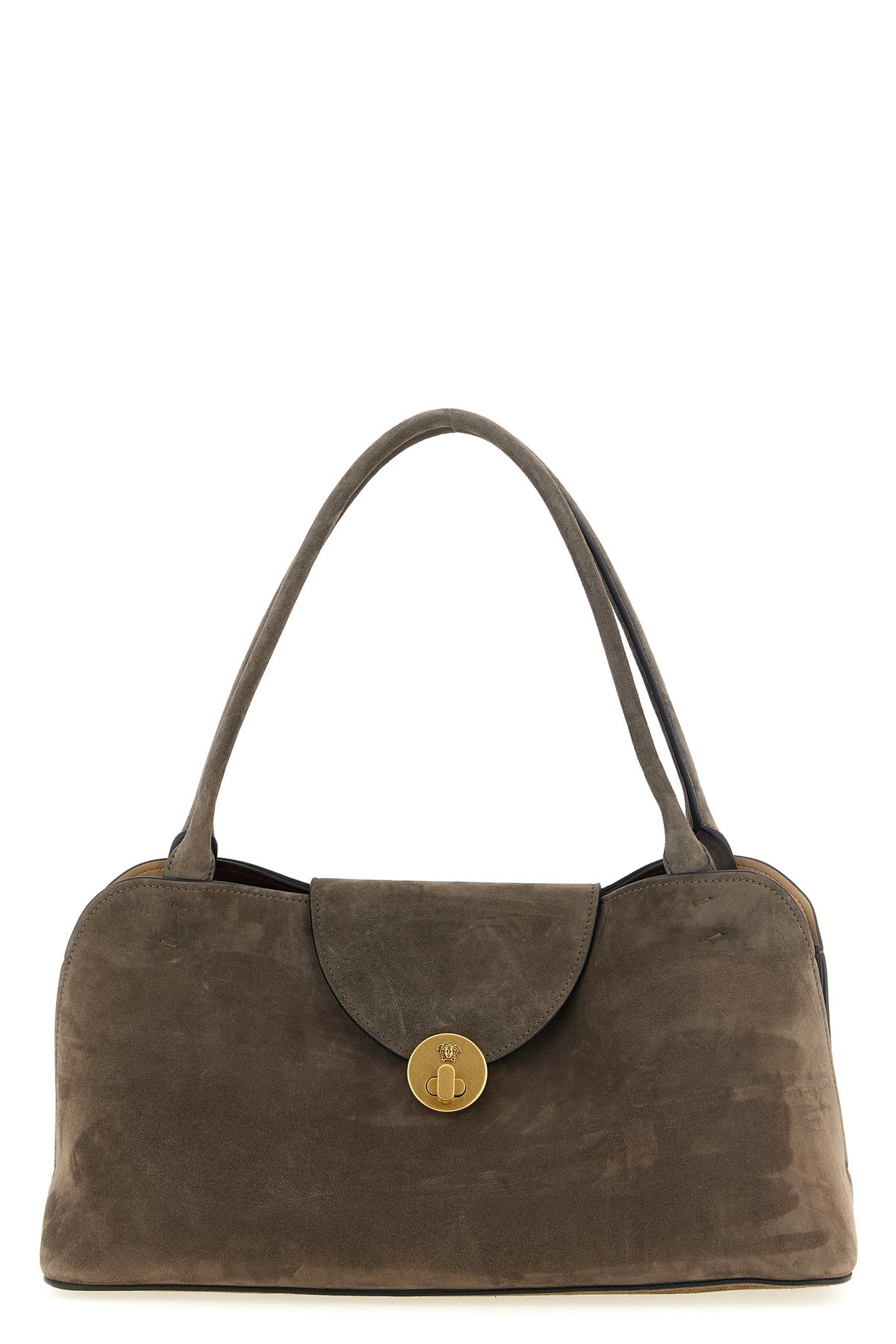 vivian medium shoulder bag in suede