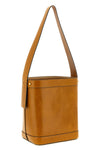 small pivot bucket bag in natural leather