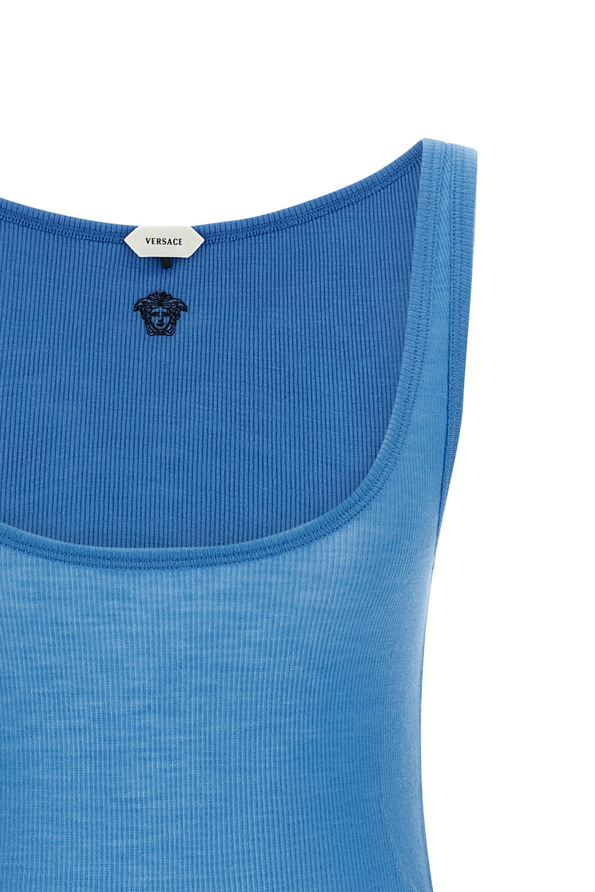 ribbed virgin wool tank top