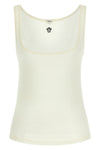 stretch ribbed wool top