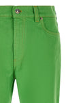 garment-dyed cotton denim jeans