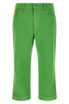 garment-dyed cotton denim jeans