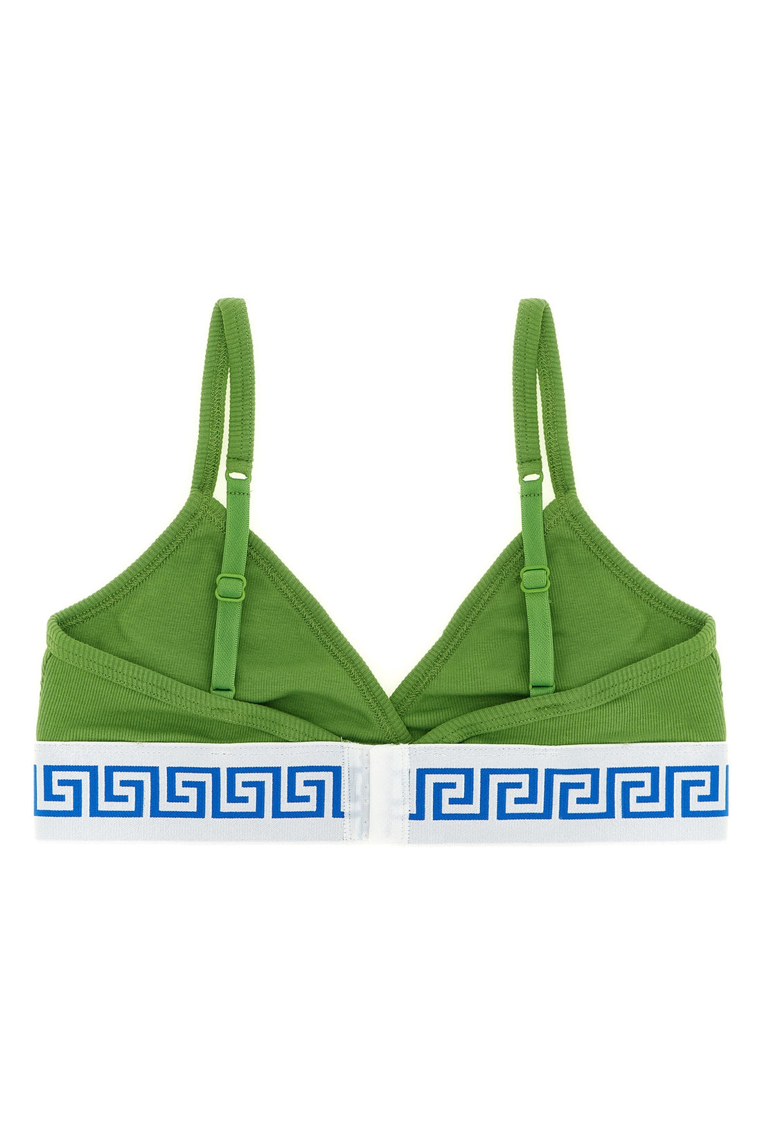 VERSACE 1 ribbed stretch cotton jersey bralette
