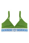 ribbed stretch cotton jersey bralette