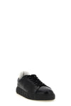versace low-top sneakers in fine calf leather