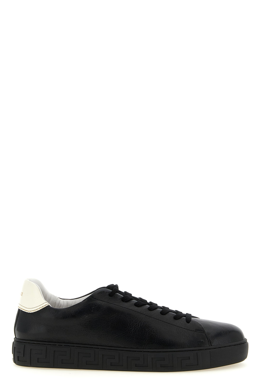 VERSACE 40 versace low-top sneakers in fine calf leather