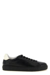 versace low-top sneakers in fine calf leather
