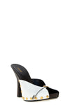 sassi patent leather clogs