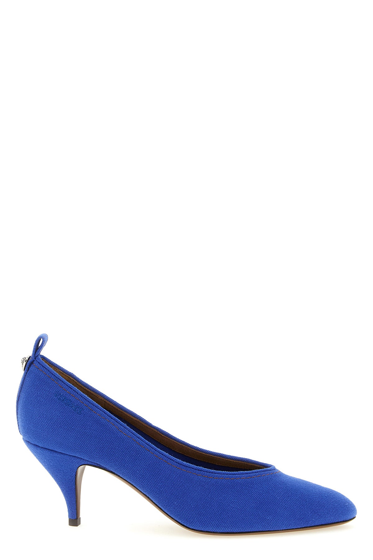 tina pumps in cotton denim