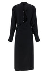 thalassa virgin wool flannel midi dress
