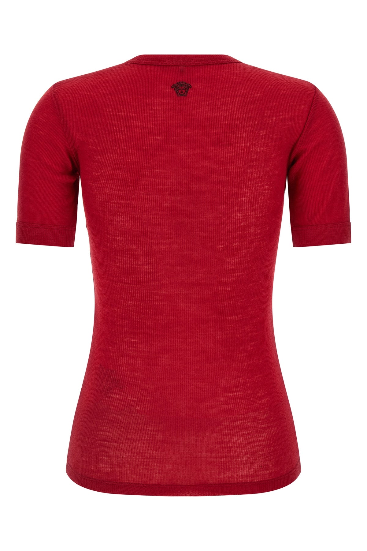 ribbed stretch virgin wool t-shirt
