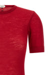 ribbed stretch virgin wool t-shirt