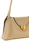 the versace small shoulder bag in smooth calf leather defines a structured and m