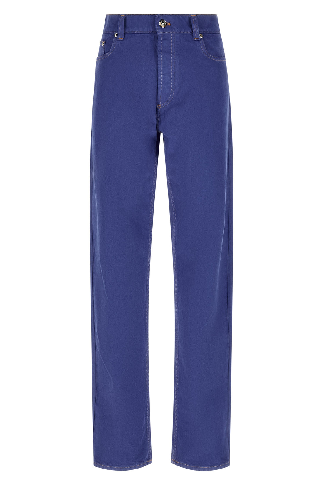 VERSACE 25 garment-dyed cotton denim jeans
