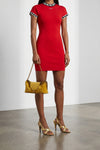 the versace vivian clutch bag is distinguished by a soft silhouette made of fi