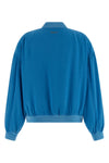 over-tinted silk poplin blouson
