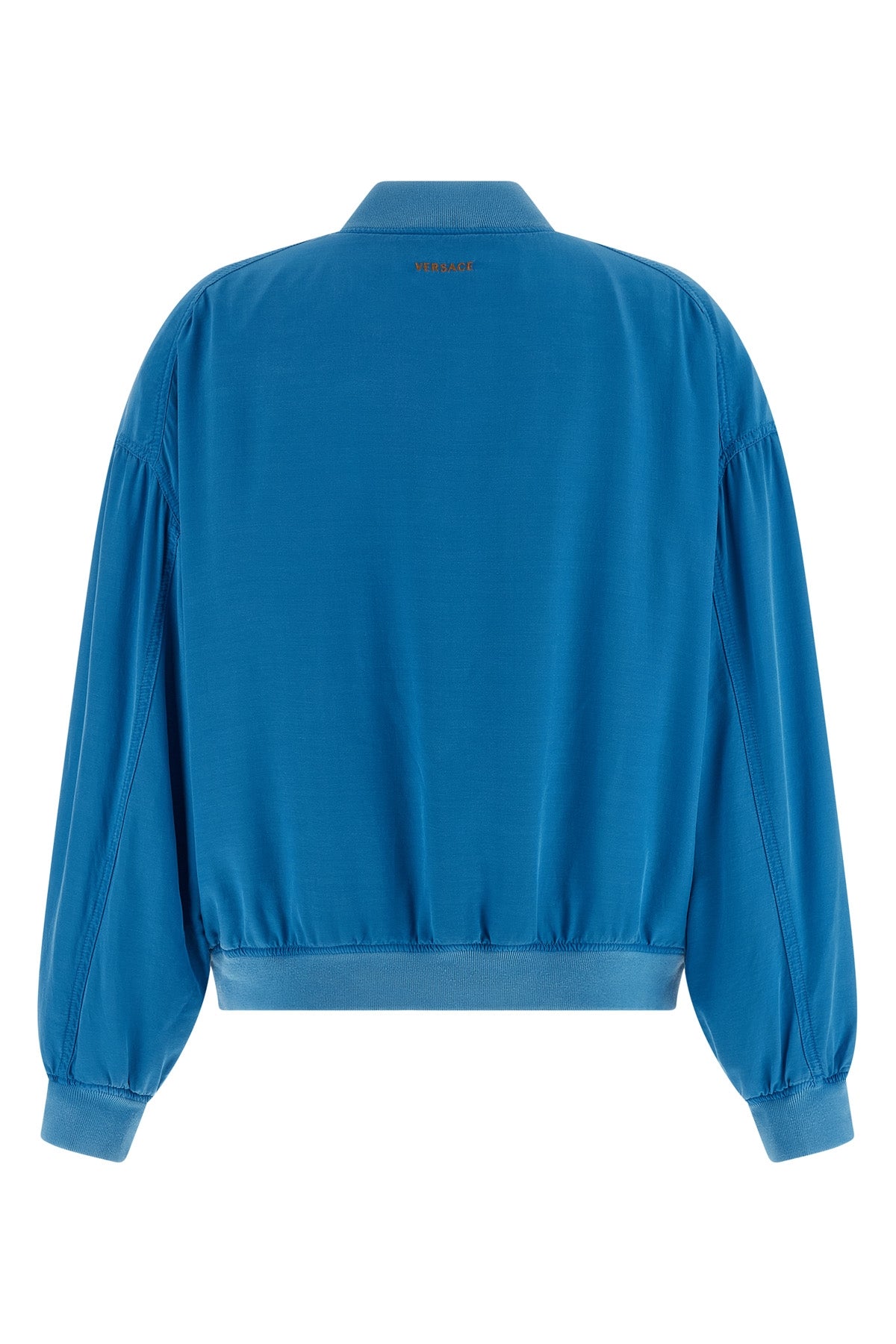 over-tinted silk poplin blouson