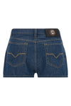 versaces high-waisted chambray denim shorts represent a refined approach to cas