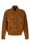 the versace blouson in fine lambskin