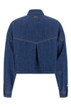 the versace shirt redefines casual wear through a structured crop silhouette