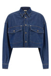 the versace shirt redefines casual wear through a structured crop silhouette