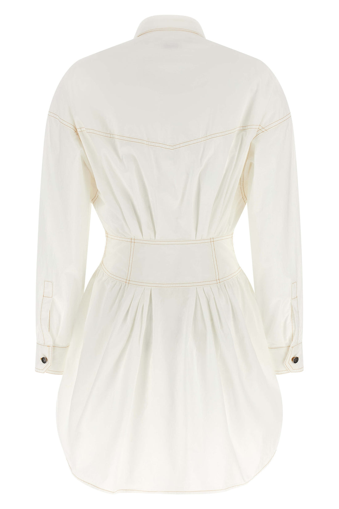 VERSACE 38 the versace chemisier dress redefines the classic silhouette through precise sar