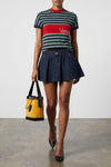 light striped cotton t-shirt