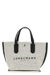essential xs handbag made of dotted cotton canvas