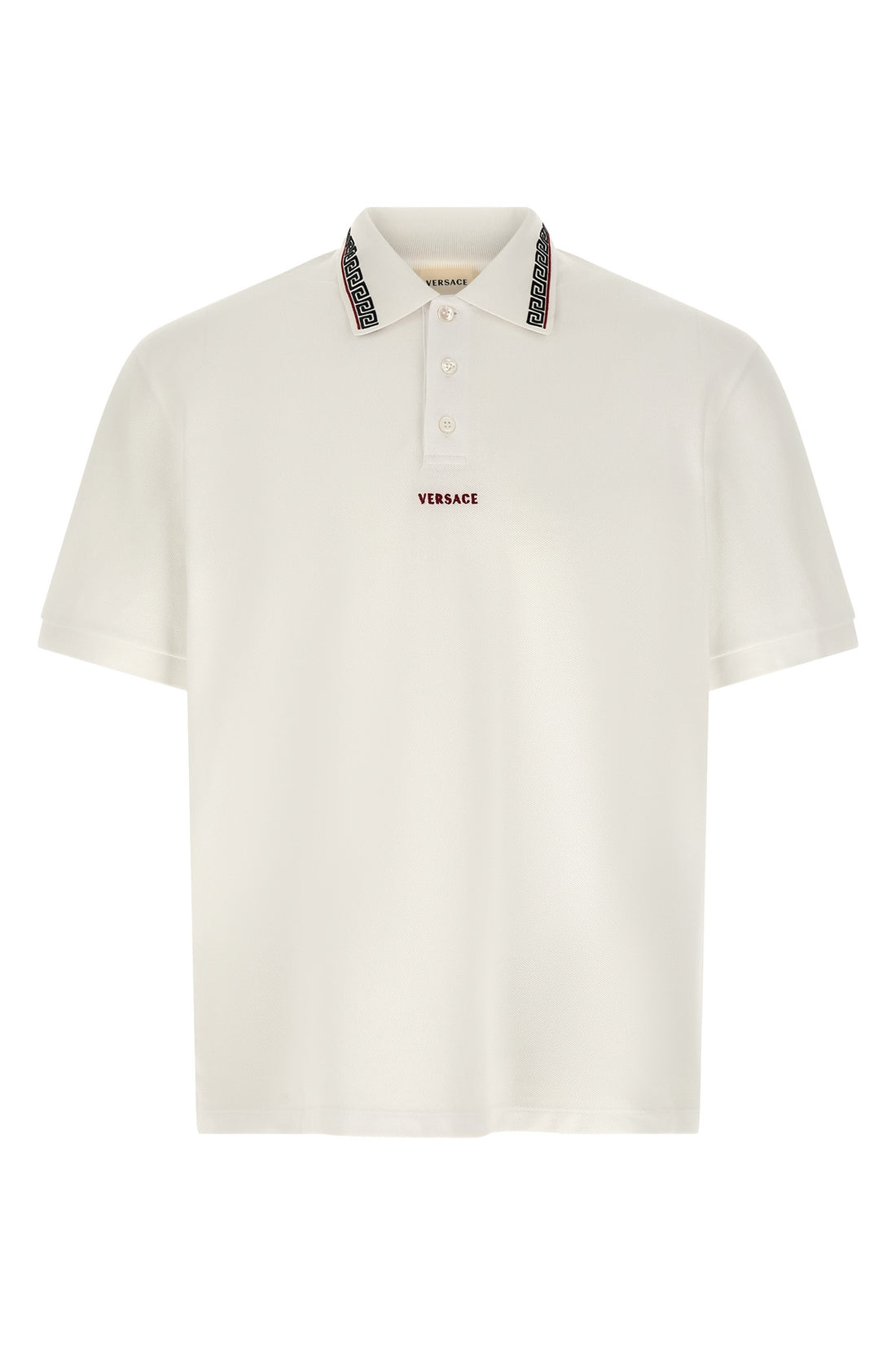 VERSACE L cotton piqué polo shirt