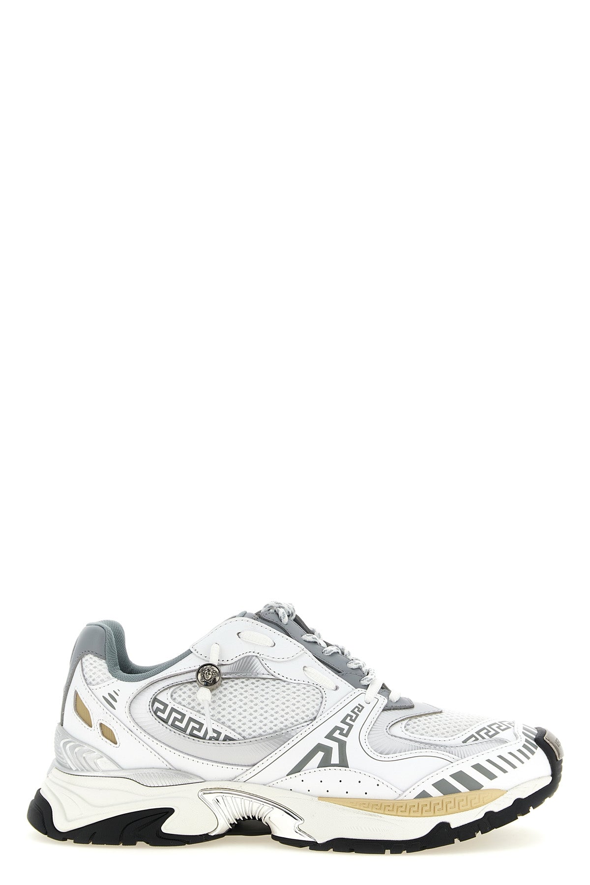 versace sneakers set new standards for luxury footwear through a complex chunky