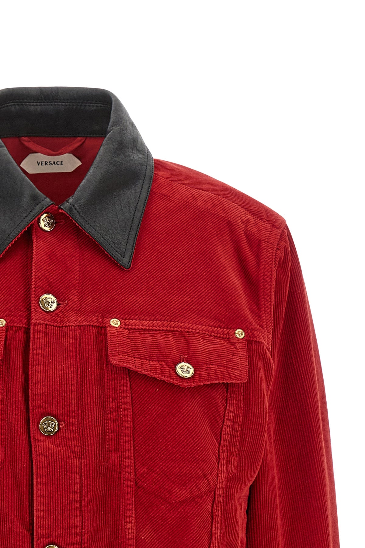 the versace velvet jacket redefines the codes of structured outerwear through bo