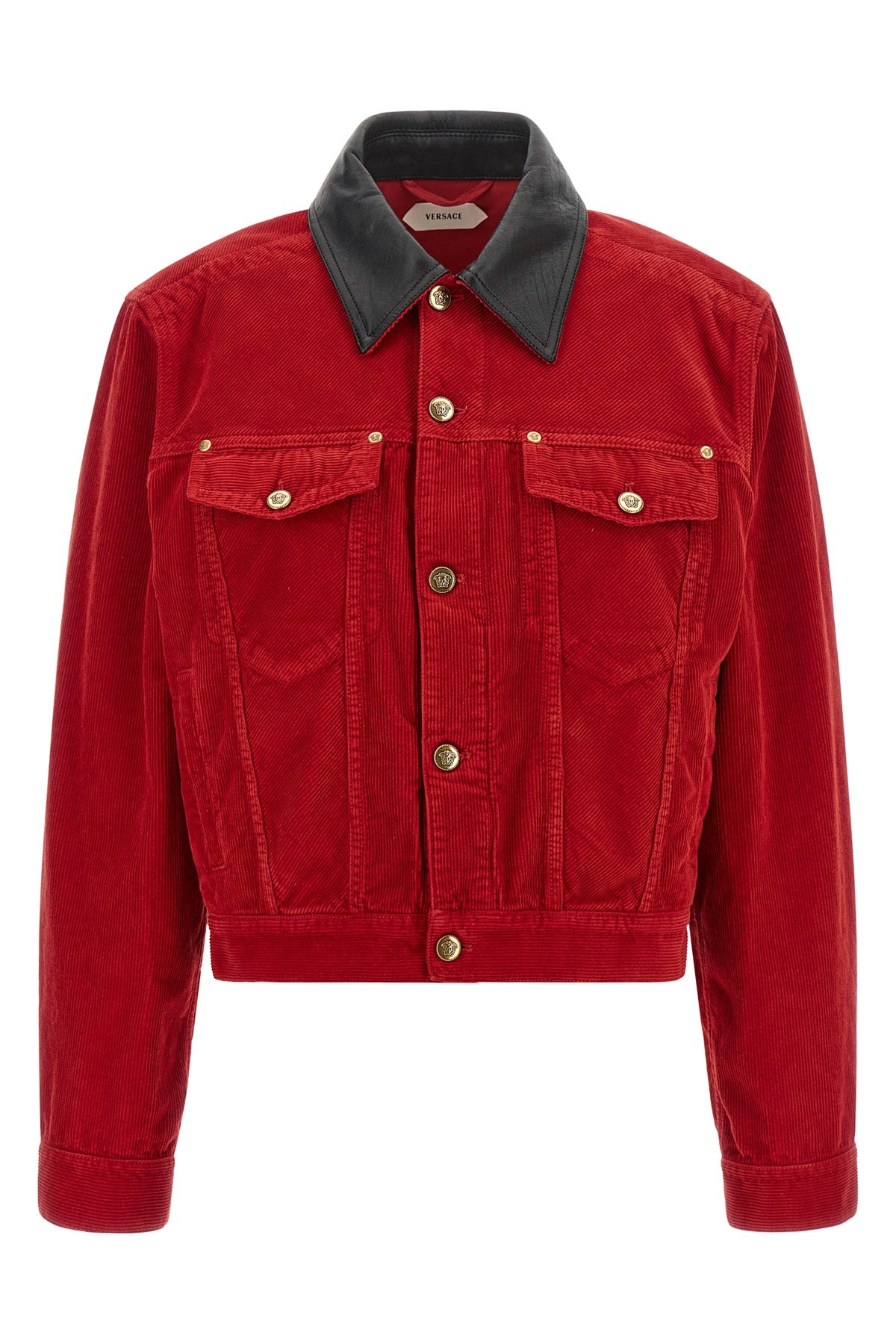 the versace velvet jacket redefines the codes of structured outerwear through bo