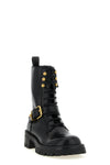 versace structured lace-up ankle boots redefine urban aesthetics through world-c