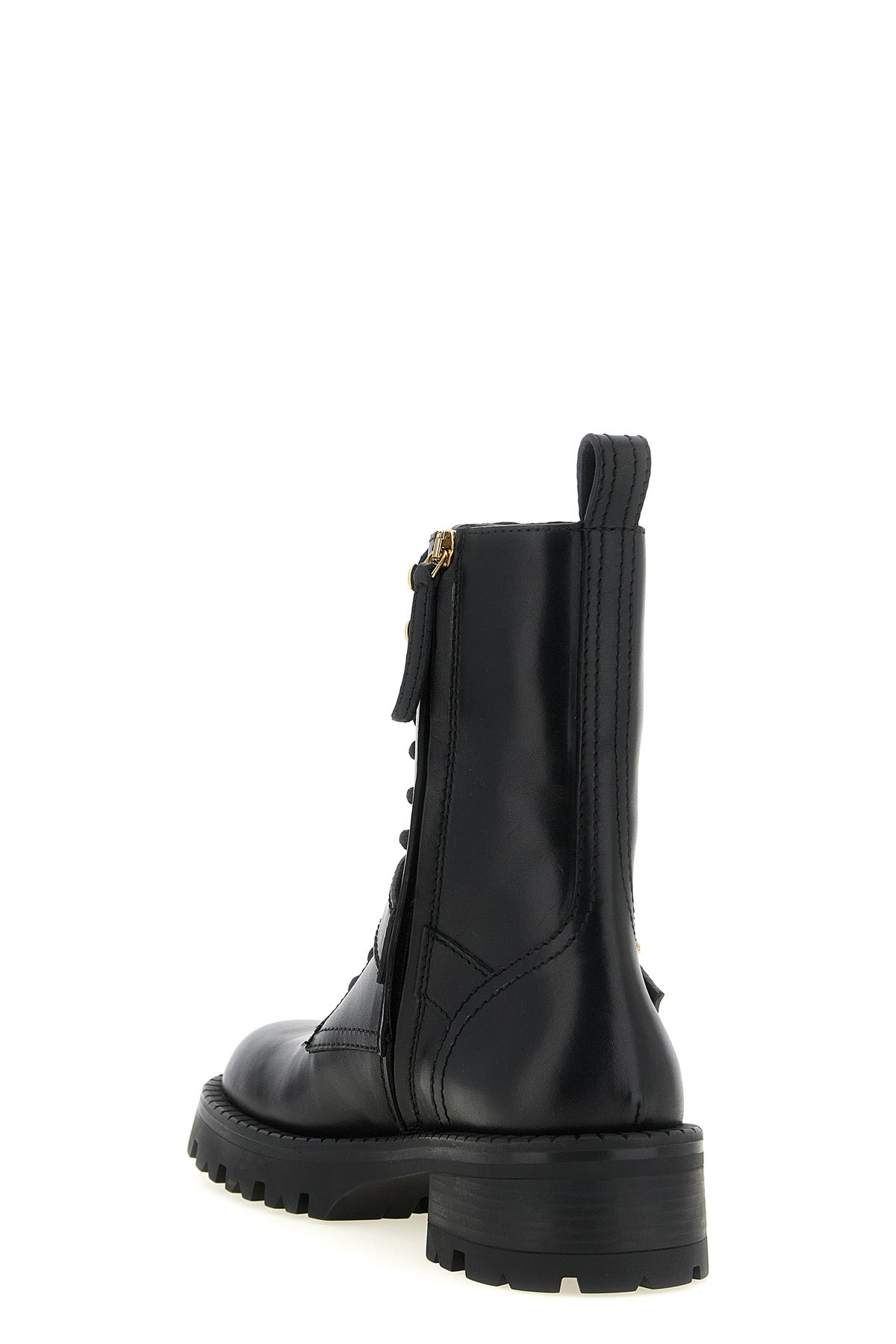 versace structured lace-up ankle boots redefine urban aesthetics through world-c