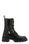 versace structured lace-up ankle boots redefine urban aesthetics through world-c