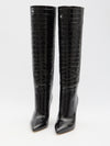 charcoal stiletto boots 105