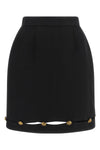 the mini skirt versace redefines sartorial geometry through a rigorous construct
