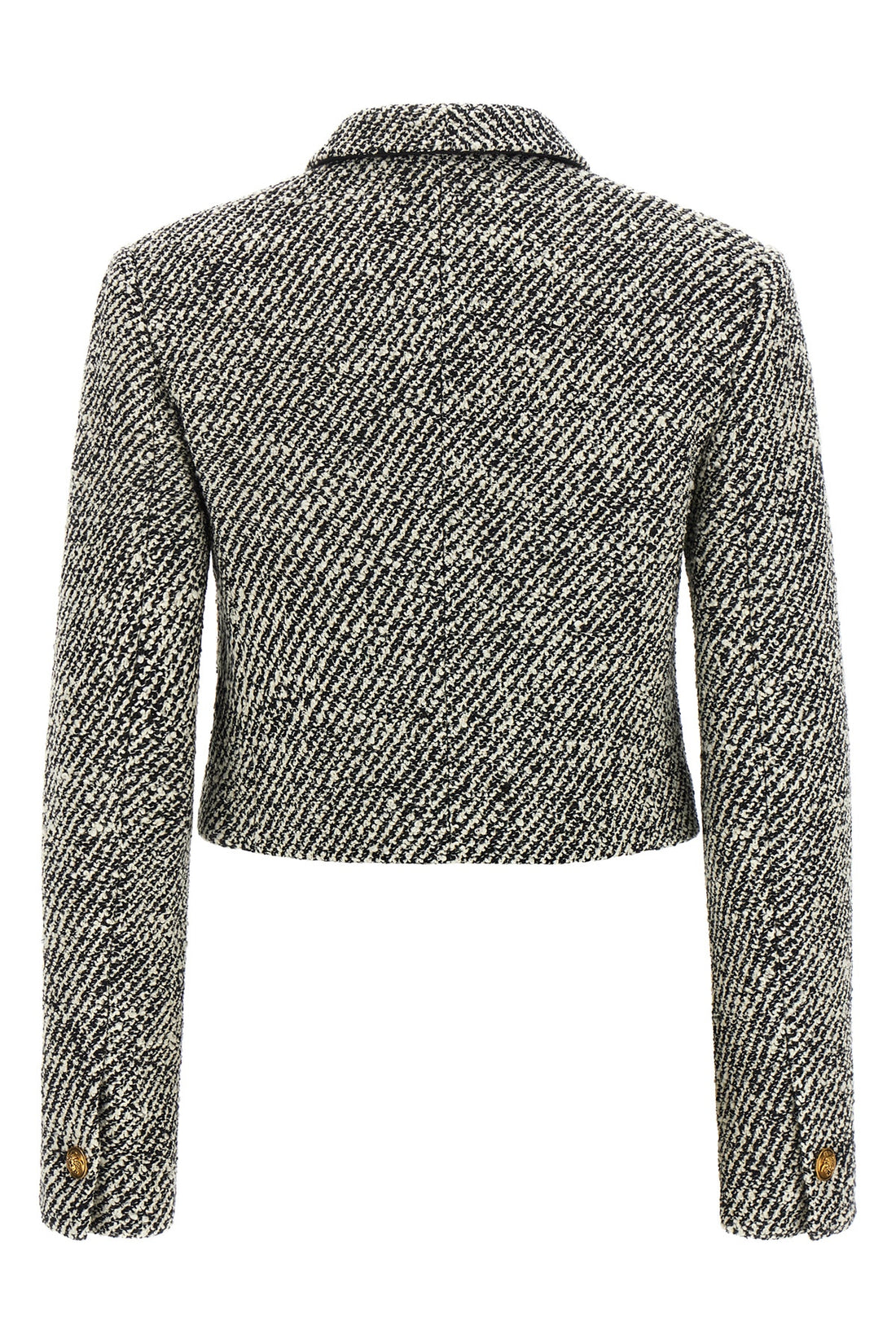 VERSACE 40 the versace cropped jacket defines a new proportion through a structured blouson