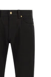 versace black denim jeans