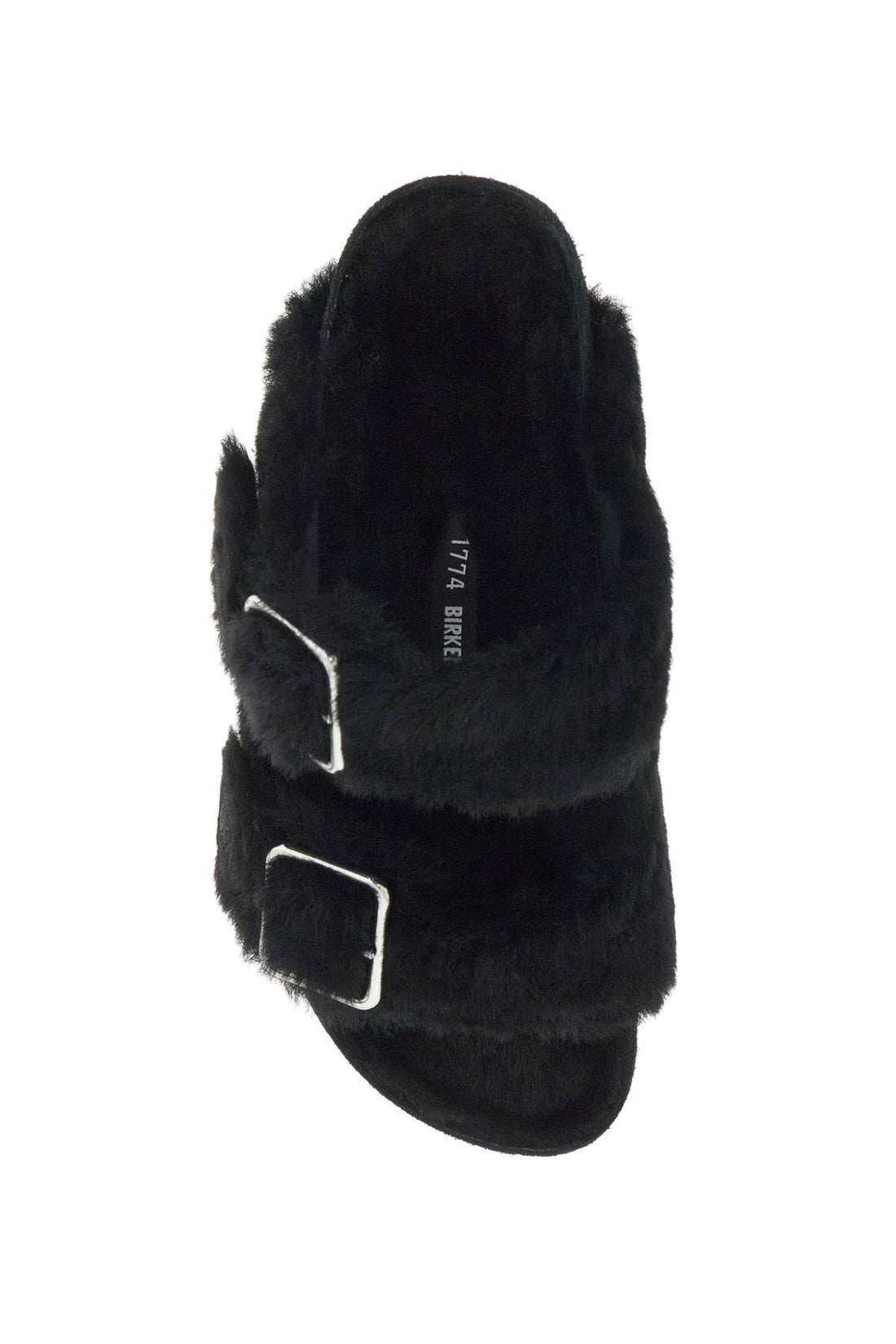 shearling slides