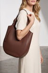 the longchamp xl le foulonné shopping bag is made of high-quality